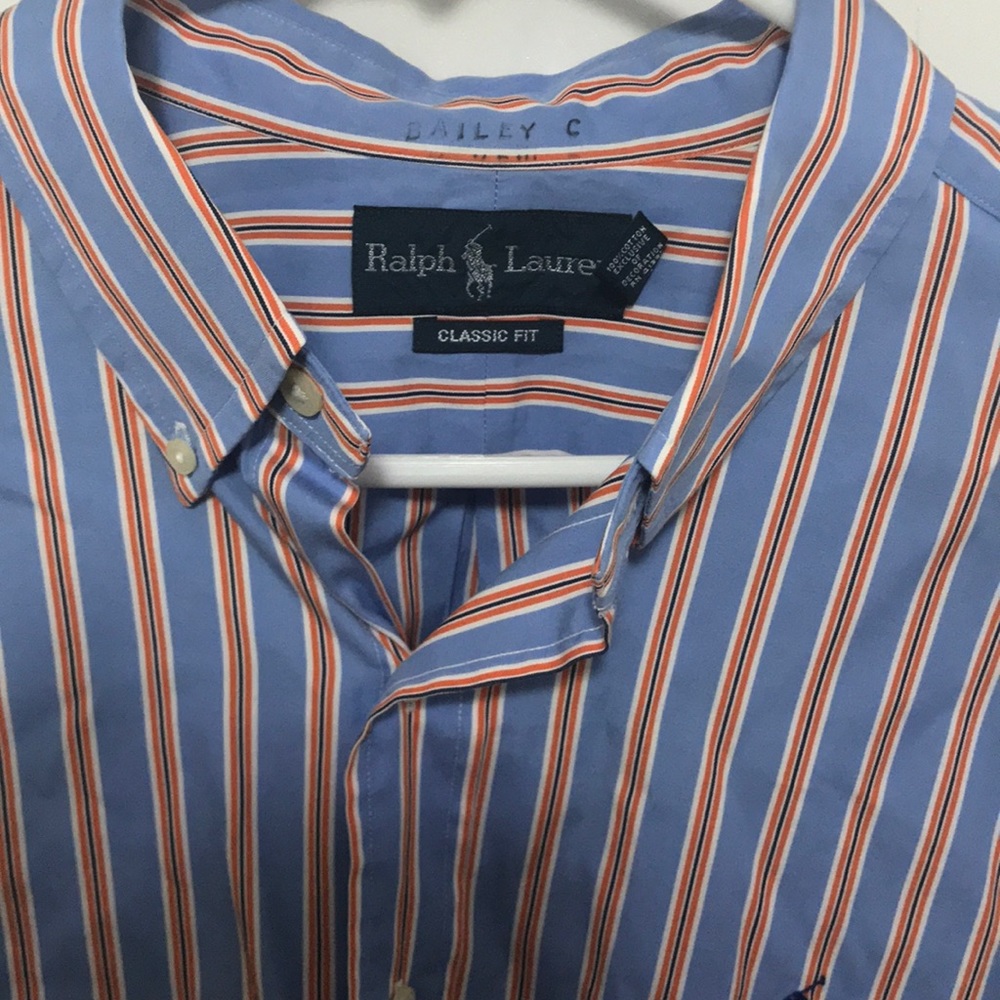 Men’s long sleeve button down shirt
